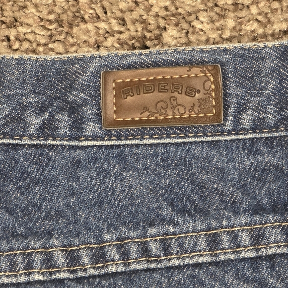 Vintage 80s 90s Riders Jeans Relaxed Highrise Straight Leg Size 12M - Picture 4 of 7